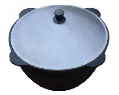 фото КАЗАН чугунный узбекский 22 л КрД