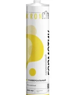 фото Герметик Силиконовый KRONbuild прозрачный 280мл