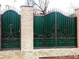 Фото №0 Ворота кованые изготовление и установка