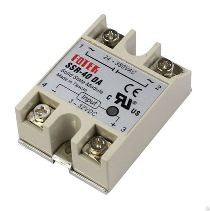 Фото №0 Реле однофазное твердотельное FOTEK SSR-40DA