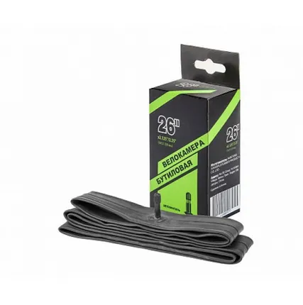 Фото №0 Велокамера NTG 26"x2.125"/2.35" автовентиль.