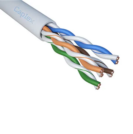 Фото №0 CAPLEX UTP 4 24AWG Cat 5 e. LSZH (WT) белый (305м)