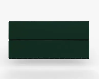 фото Сайдинг Металлический сайдинг «Евробрус» 0.47-0.50 мм RAL 6005, Зеленый мох