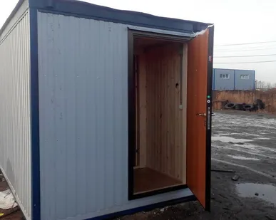 фото Блок-контейнер 4*2,4, утепление 50, вагонка, без перегородки с электрикой