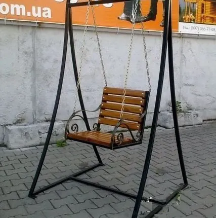Фото №0 Качели металлические