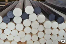 фото Капролон стержень д. 120 мм