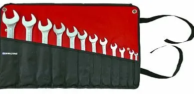 фото Набор ключей рожковых двусторонних 6-32 мм 12 предметов в сумке.,IZELTAS, 13000005392