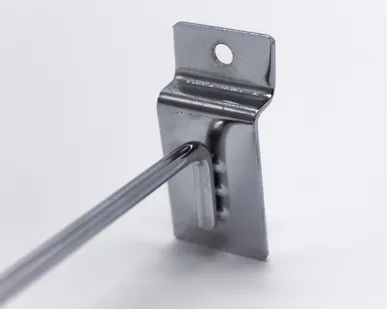 фото Крючок металлический на экономпанель 300мм, d.5мм, без наконечника, хром