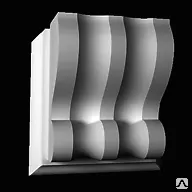 Фото №0 Модильон (декоративный архитектурный элемент) 4.08.302 Европласт