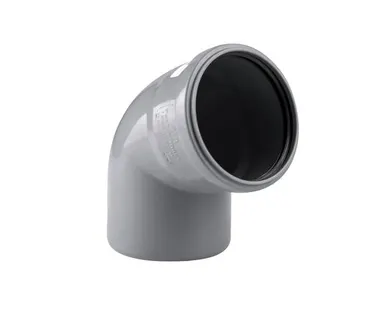 фото Отвод ВК ПП 110х67, серый,РТП