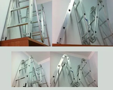 фото Алюминиевая лестница трансформер облегченный и ПРОФИ