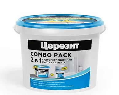 фото Гидроизоляция Ceresit Combo Pack CL 51/7,5кг + Лента Cl 152/8м