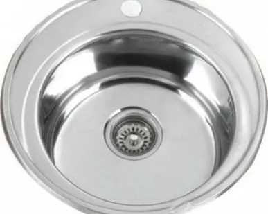 фото МОЙКА КРУГЛАЯ ВРЕЗНАЯ SP490 F 0,6 С СИФОНОМ MELANA