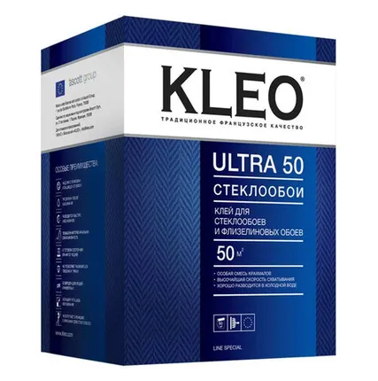 Фото №0 Клей для стеклообоев и флизелина KLEO (Клео) Ultra 500 г