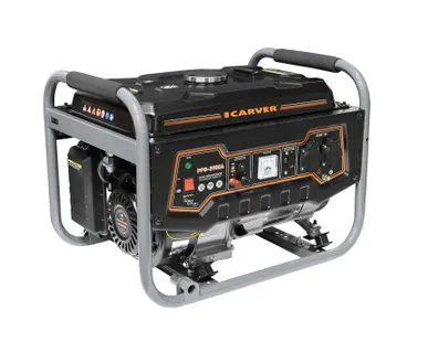 фото Генератор бензиновый Carver PPG-3900A, 220 В, 2.9/3.2 кВт, бак 15 л, стартер ручной