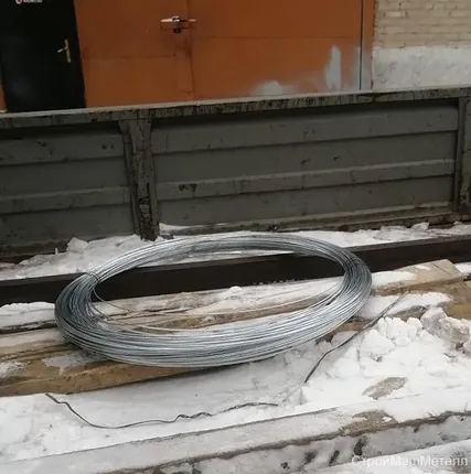 Фото №0 Проволока оцинкованная 1,2 мм О-2Ц ГОСТ 3282-74