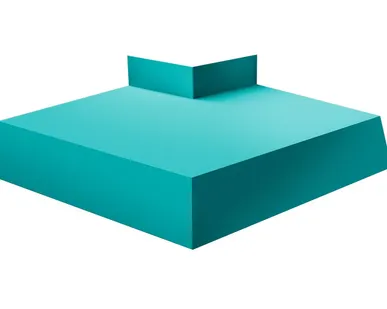 фото Угол отлива внешний 100 0,45 PE с пленкой RAL 5021 водная синь