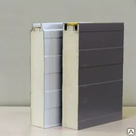 фото Сэндвич-панель стеновая с утеплителем  пенополиизоцианурат 150 мм