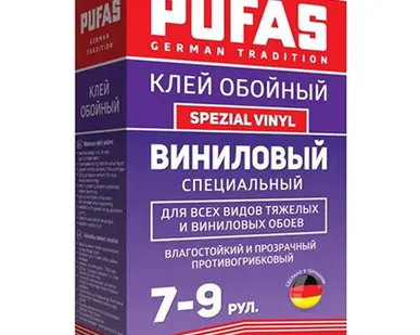 фото Клей для обоев Pufapro виниловый специальный Spezial Vinyl GT 225 г