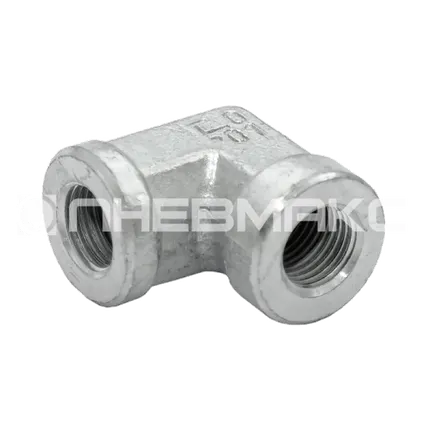 Фото №0 304202 - Уголок-соединитель с внутр. резьбой BSP, G1/4", 350 бар