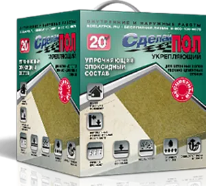 фото Сделай Пол Укрепляющий Состав для пола эпоксидный двухкомпонентный