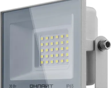 фото Прожектор светодиодный 90 134 OFL-30-4K-WH-IP65-LED 30Вт 4000К IP65 2400лм бел. ОНЛАЙТ 90134