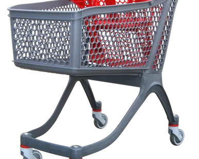 фото Пластиковая покупательская тележка Polycart-100