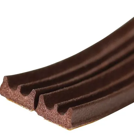 Фото №0 Уплотнитель SILA Уплотнитель резиновый SILA E-профиль 6 м коричневый