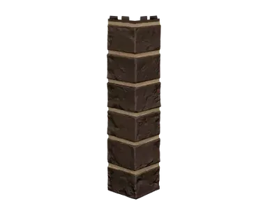 фото ТН, Угол наружный ОПТИМА, Кирпич, темно-коричневый