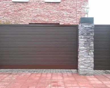 фото Откатные ворота (сдвижные)
