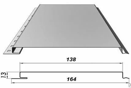 Фото №0 Линеарная панель средняя (0.206 м) 0.45 SP RAL 8017 сигнально-белый