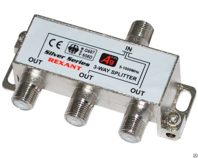 фото Делитель Rexant Silver 3TV 5-1000Mhz (10)