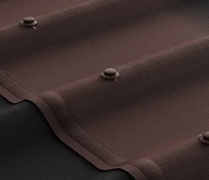 Фото №0 Черепица Ондулин коричневая