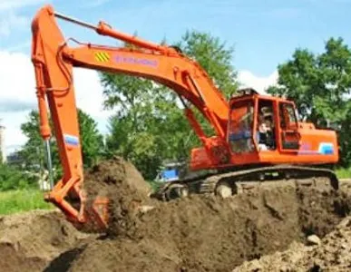 фото Планировка экскаватором FIAT KOBELCO EX 145W