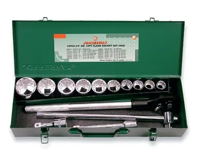 фото S04H6415S Набор головок торцевых дюймовых SAE 3/4"DR 7/8"-2", 15 предметов