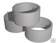 Фото №0 Кольцо колодца канализации КС 10-6 1160х1000х590 0.160м3, шт