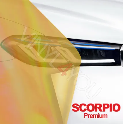 Фото №0 Тонер на фары Scorpio хамелеон желтый