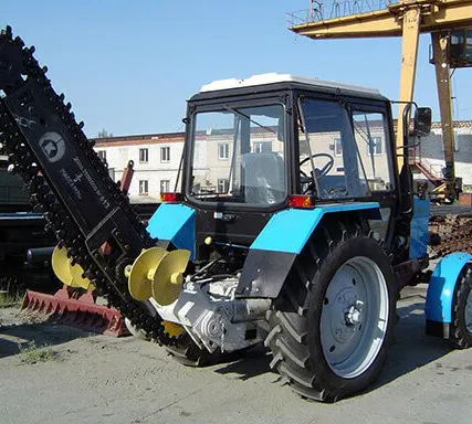 Фото №0 Аренда траншеекопателя, бара, грунторез