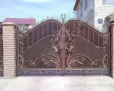 фото Кованые
ворота
