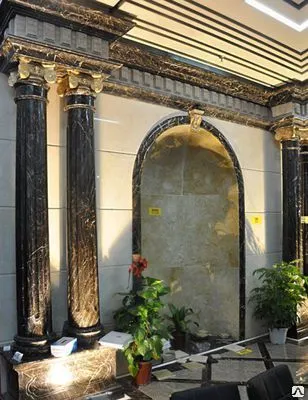 Фото №0 Арка мраморная для ворот