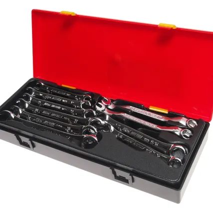 Фото №0 Набор ключей разрезных с зеркальной полировкой 10 предметов в кейсе JTC