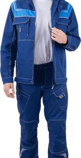 фото Куртка ПЕРФЕКТ летняя, синий-василек