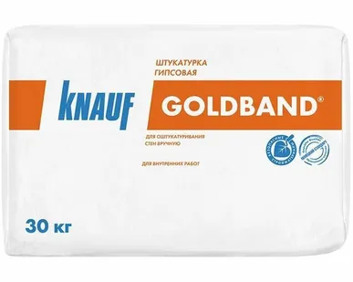 фото Штукатурка Кнауф (Knauf) Гольдбанд 30кг
