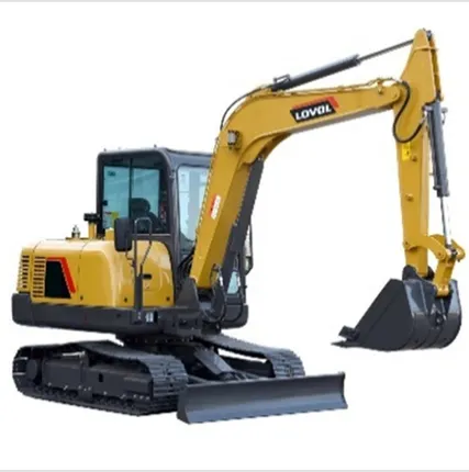 Фото №0 Мини-экскаватор LOVOL FR60E2-h (гидромолот, трамбовка, мини ковш 400 мм)