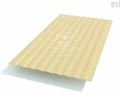 фото Профнастил C-8х1150 Pe Эконом 0.4 | RAL 1014 Слоновая кость