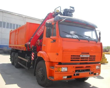 фото САМОСВАЛ КАМАЗ 6520-43 с КМУ FASSI F245А.0.26
в