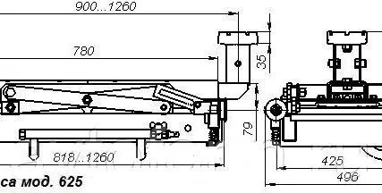 Фото №2 Траверса пневматическая 4т 625