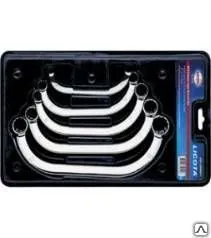 Фото №0 Набор ключей накидных изогнутых "стартерных" 5 пр. 10 - 22 мм в ложементе