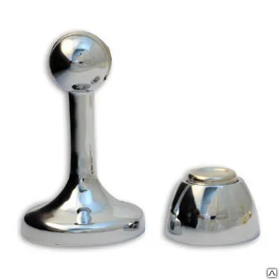 Фото №0 Ограничитель дверной магнитный Апекс DS-2761-М-CR хром (80,10) В АССОРТИМЕН