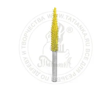 фото 18T18L-40 - Конус, Ø хвостовика 3,2мм, Ø фрезы X 3,2мм, L фрезы 25,4мм (fine/желтая)